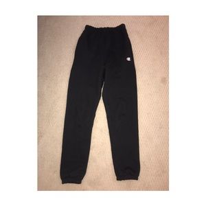 Black Men’s Champion sweatpants from pacsun